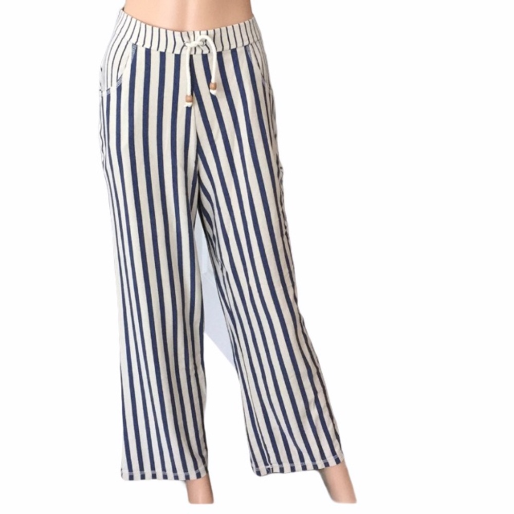 Vintage Danskin 1970’s striped leisure drawstring pants
